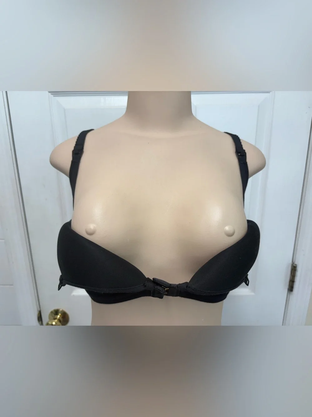 ThirdLove 24/7 Classic Nursing Bra Black 36E Front Closure Underwire Maternity